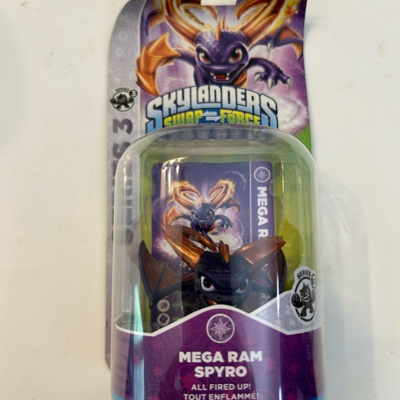 New Sealed Skylanders Swap Force Mega Ram Spyro All Fired Up! Figure - Picture 2 of 3